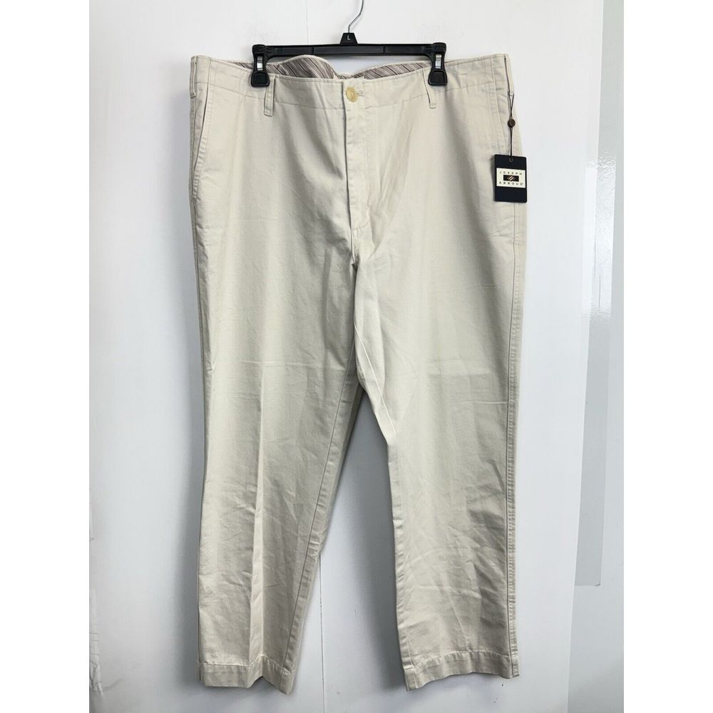 Joseph Abboud Men's JA ESS Chino Khaki Color Size 42W x 30L 100% Cotton